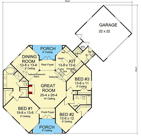 octagon metal house|octagonal home plans.